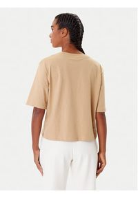 Guess T-Shirt V5YI02 I3Z14 Beżowy Boxy Fit. Kolor: beżowy. Materiał: bawełna #5