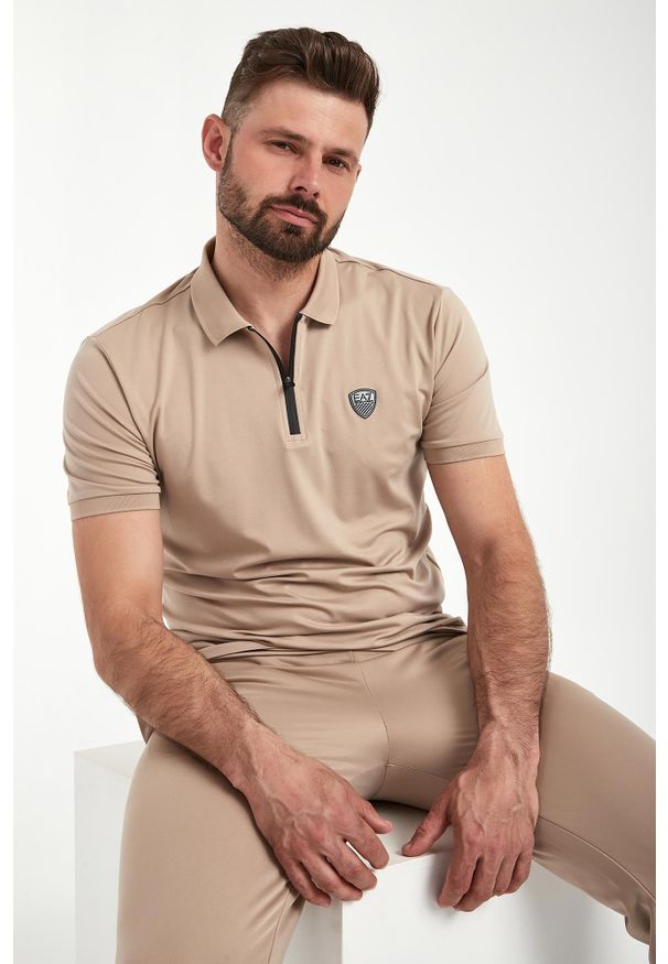 EA7 Emporio Armani - Polo męskie EA7 EMPORIO ARMANI. Typ kołnierza: polo
