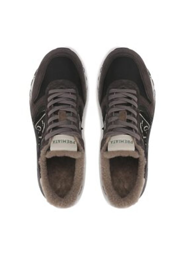 Premiata Sneakersy Lander 6103 Brązowy. Kolor: brązowy. Materiał: materiał