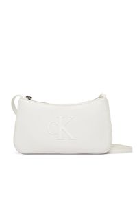 Calvin Klein Torebka Bold Ck Mini Bag LV04F1125G Biały. Kolor: biały. Materiał: skórzane #1
