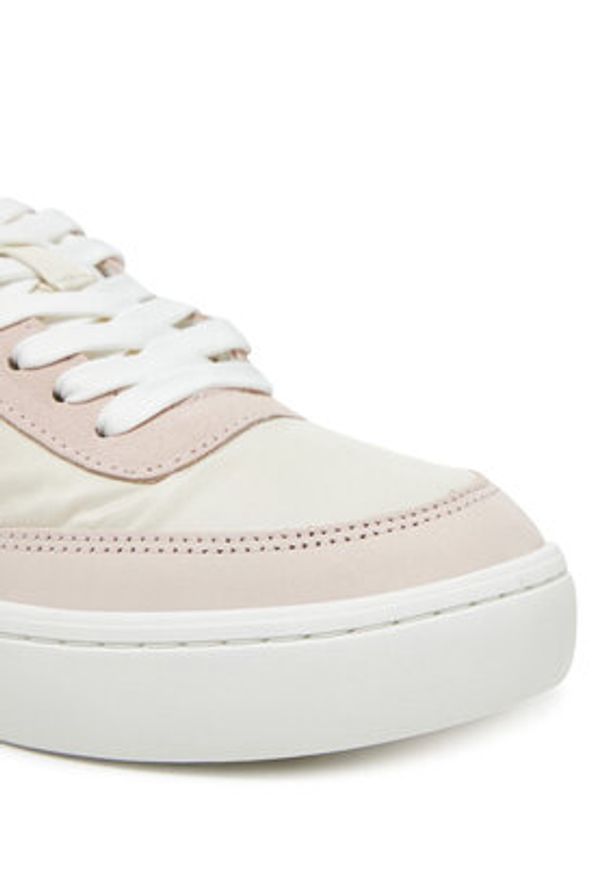 Calvin Klein Jeans Sneakersy Classic Cupsole Mix In YW0YW01767 Biały. Kolor: biały. Materiał: zamsz, skóra