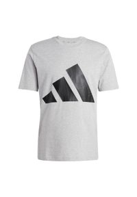 Adidas - Koszulka Essentials Big Logo. Kolor: wielokolorowy, czarny, szary. Materiał: bawełna