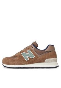 New Balance Sneakersy U574SBB Brązowy. Kolor: brązowy. Materiał: materiał. Model: New Balance 574 #6
