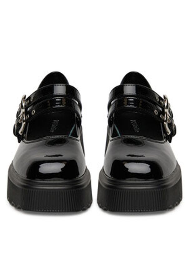 DeeZee Półbuty 2073-2 Czarny. Kolor: czarny. Materiał: materiał