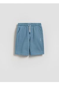 Reserved - Bawełniane szorty - jasnoniebieski. Kolor: niebieski. Materiał: bawełna #1