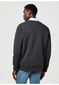 Wrangler - MESKA BLUZA WRANGLER EMBROIDERY CREW FADED BLACK 112371518 #2