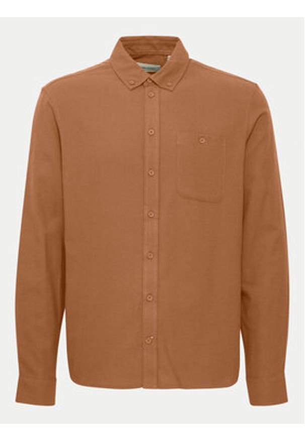 Blend Koszula Shirt 20717140 Brązowy Regular Fit. Kolor: brązowy. Materiał: bawełna