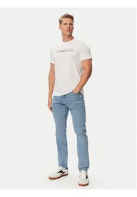 Karl Lagerfeld Jeans T-Shirt B3M17001 Biały Slim Fit. Kolor: biały. Materiał: bawełna #4
