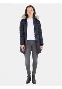 TOMMY HILFIGER - Kurtka puchowa Tommy Hilfiger. Kolor: niebieski. Materiał: puch #1