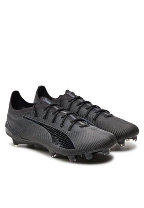 Puma Buty do piłki nożnej Ultra 5 Ultimate Fg 107683 Czarny. Kolor: czarny. Materiał: skóra