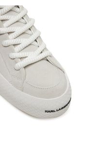 Karl Lagerfeld - KARL LAGERFELD Sneakersy KL50722 Szary. Kolor: szary. Materiał: skóra, zamsz #4