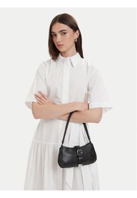 Tommy Jeans Torebka Tjw Cool Leather Shoulder Bag AW0AW18788 Czarny. Kolor: czarny. Materiał: skórzane #1