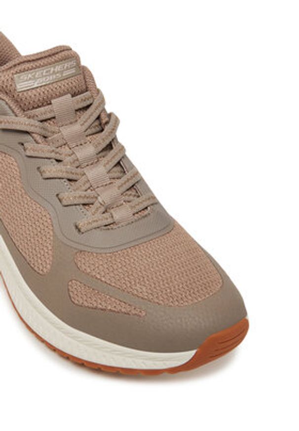 skechers - Skechers Sneakersy Bobs Squad 4-Staple Look 117624/TPE Beżowy. Kolor: beżowy. Materiał: materiał