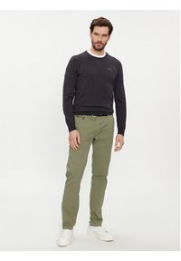 Aeronautica Militare Sweter 241MA1488L506 Szary Slim Fit. Kolor: szary. Materiał: bawełna #5