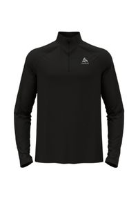 Bluza tech. męska Odlo Mid layer ESSENTIAL 1/2 ZIP. Kolor: wielokolorowy, czarny, szary