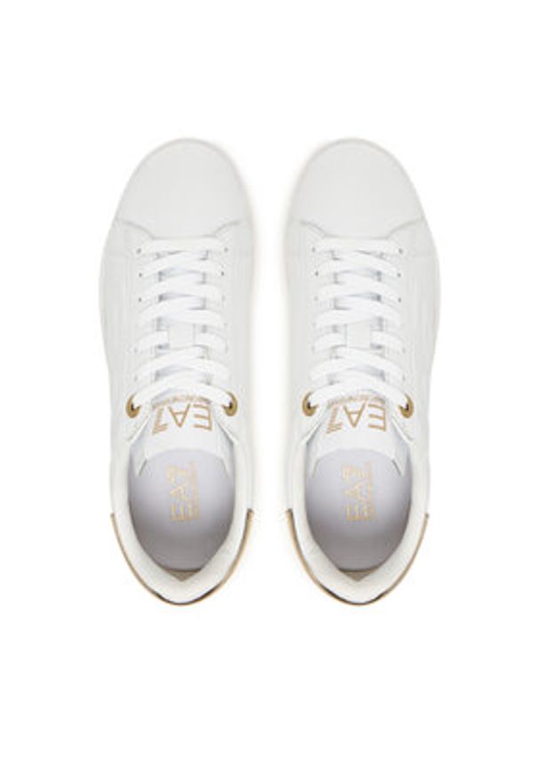 EA7 Emporio Armani Sneakersy 7X000331 AF10848 M0015 Biały. Kolor: biały. Materiał: skóra
