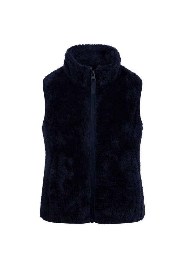 TRESPASS - Bezrękawnik Dziecięcy Polar Porru. Kolor: niebieski. Materiał: polar. Długość rękawa: bez rękawów