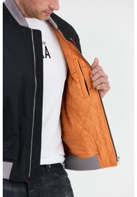 Kenzo - KENZO Czarna kurtka bomberka męska z vintage logo, Rozmiar L. Kolor: czarny. Styl: vintage #2