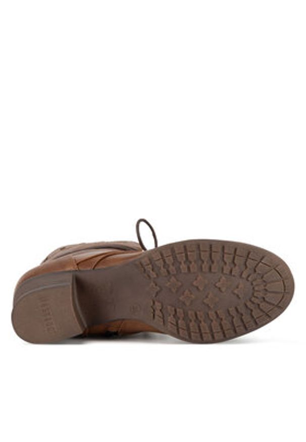 Mustang Trzewiki 1197-508 Brązowy. Kolor: brązowy. Materiał: materiał