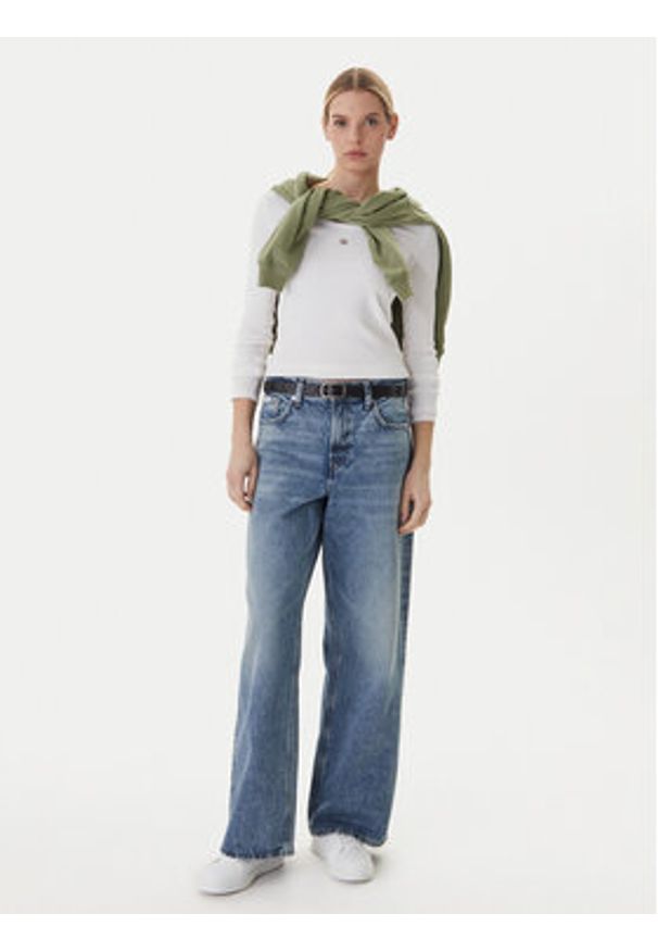 Calvin Klein Jeans Jeansy LV047F473G Niebieski Baggy Fit. Kolor: niebieski