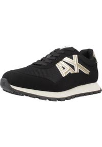 Armani Exchange - Kapcie ARMANI EXCHANGE XW002150 AF1938 Czarny. Kolor: czarny. Materiał: syntetyk, tkanina. Styl: sportowy