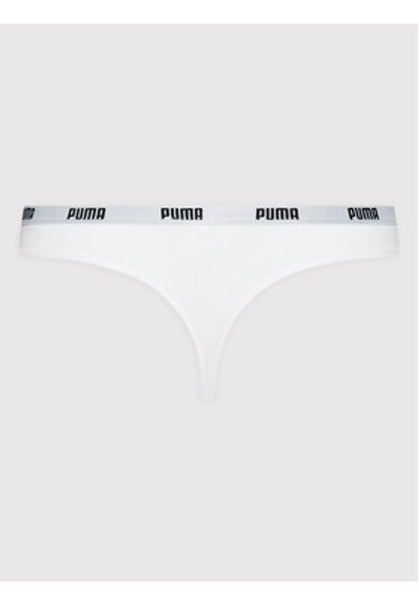 Puma Komplet 3 par stringów 907590 Kolorowy. Materiał: bawełna. Wzór: kolorowy