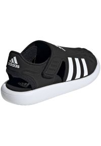 Adidas - Sandały adidas Closed-Toe Summer Water GW0384 czarne. Zapięcie: pasek. Kolor: czarny. Wzór: paski. Sezon: lato #7
