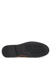 TOMMY HILFIGER - Tommy Hilfiger Loafersy Chain Fringe FW0FW08972 Brązowy. Kolor: brązowy. Materiał: zamsz, skóra #3