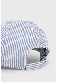 TOMMY HILFIGER - Tommy Hilfiger czapka z daszkiem kolor niebieski wzorzysta. Kolor: niebieski #2