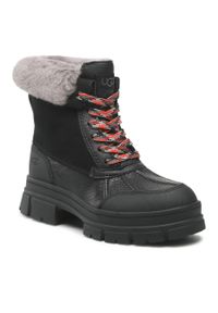 Botki Ugg W Ashton Addie 1130524 Blk. Kolor: czarny. Materiał: skóra, zamsz #1