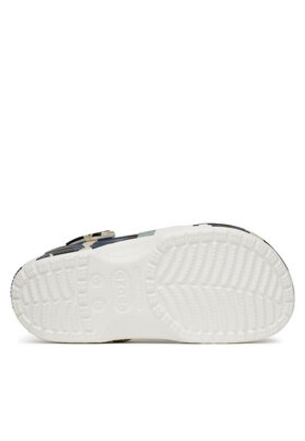 Crocs Klapki Geo Camo Clog 211009 Kolorowy. Wzór: kolorowy