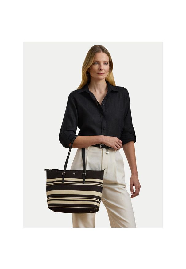 Lauren Ralph Lauren - Torebka LAUREN RALPH LAUREN. Kolor: czarny