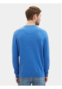 Tom Tailor Sweter 1039810 Niebieski Regular Fit. Kolor: niebieski. Materiał: bawełna #5