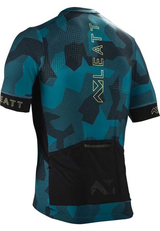Koszulka rowerowa LEATT Jersey MTB Endurance 5.0. Kolor: wielokolorowy, niebieski, zielony. Materiał: jersey