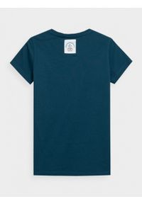 outhorn - T-shirt z nadrukiem damski. Okazja: na co dzień. Materiał: jersey, bawełna. Wzór: nadruk. Styl: casual, klasyczny #3