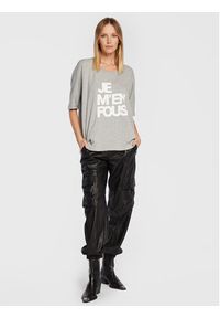 Zadig&Voltaire Bluza Portland JWSS00479 Szary Relaxed Fit. Kolor: szary. Materiał: bawełna #3