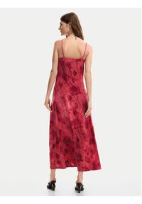Desigual Sukienka letnia Madison 26SWVK01 Czerwony Regular Fit. Kolor: czerwony. Materiał: syntetyk. Sezon: lato #4