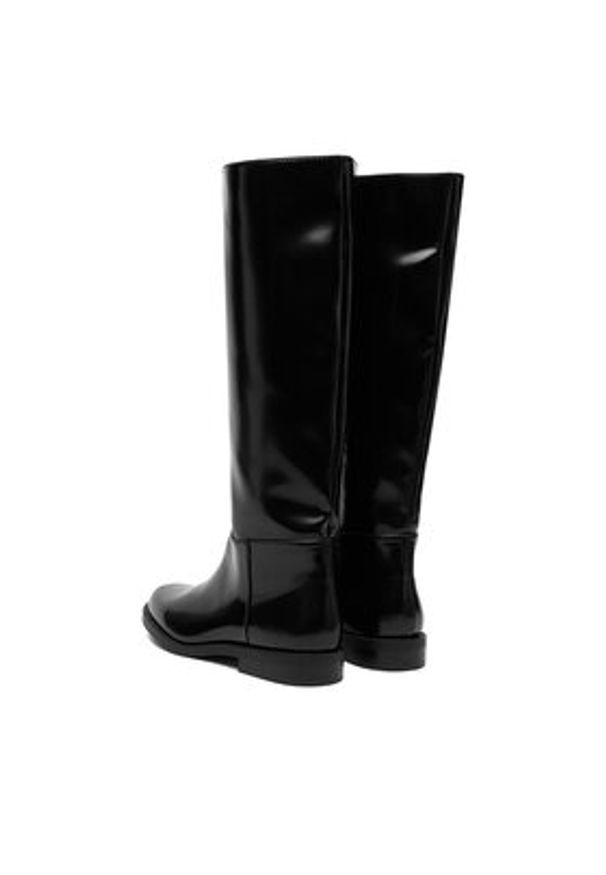 DeeZee Kozaki W4LD191801 Czarny. Kolor: czarny. Materiał: syntetyk, materiał