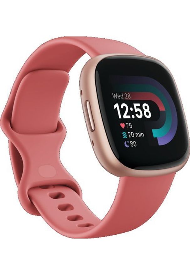 FITBIT - Smartwatch Fitbit Versa 4 Różowy (FB523RGRW). Rodzaj zegarka: smartwatch. Kolor: różowy