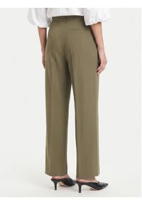 Hugo - HUGO Spodnie materiałowe Tiana17 50564491 Zielony Relaxed Fit. Kolor: zielony. Materiał: wiskoza #2