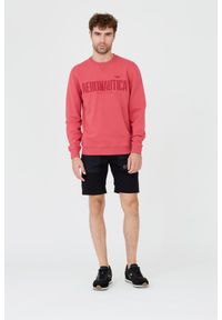 Aeronautica Militare - AERONAUTICA MILITARE Różowa męska bluza, Rozmiar XXL. Typ kołnierza: bez kaptura. Kolor: różowy #4