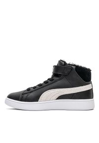 Sneakersy dziecięce Puma Smash V2 Mid Fur V Czarny. Okazja: na co dzień, na spacer, do pracy. Kolor: czarny. Sport: turystyka piesza #2