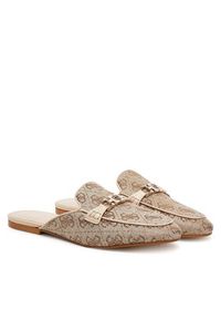 Guess Klapki FLJBO2 LEL06 Beżowy. Kolor: beżowy. Materiał: poliester, materiał