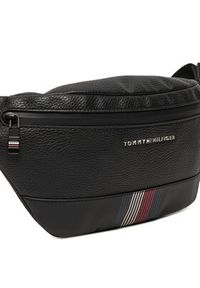 TOMMY HILFIGER - Tommy Hilfiger Saszetka nerka Transit Bumbag AM0AM12673 Czarny. Kolor: czarny. Materiał: skóra