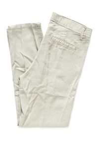 Wrangler - SPODNIE WRANGLER DAMSKIE CHINO FADED KHAKI W27LPG028. Kolor: brązowy. Materiał: len. Długość: do kostek. Sezon: lato. Styl: elegancki #5