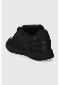 Tommy Jeans sneakersy TJM LEATHER SKATER TONGUE kolor czarny EM0EM01260. Nosek buta: okrągły. Kolor: czarny. Materiał: guma #5
