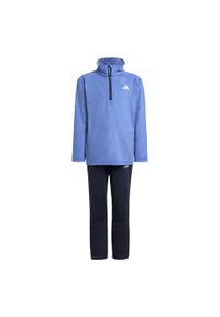 Adidas - Zestaw Sports Kids. Okazja: na uczelnię. Kolor: niebieski, wielokolorowy, biały. Materiał: dresówka, materiał. Styl: sportowy