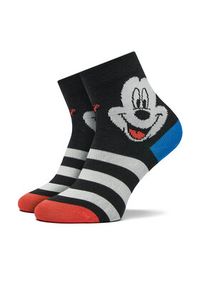 Adidas - adidas Zestaw 3 par wysokich skarpet dziecięcych Mickey Mouse Crew Socks 3 Pairs IB6776 Kolorowy. Materiał: materiał. Wzór: motyw z bajki, kolorowy