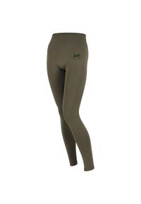 XTREME SOCKSWEAR - Legginsy sportowe damskie Xtreme Sportswear. Kolor: zielony. Materiał: elastan, poliamid. Sport: fitness