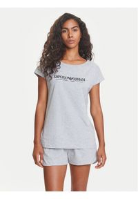 Emporio Armani Underwear Piżama EW000495 AF10881 O8002 Szary Regular Fit. Kolor: szary. Materiał: bawełna #1